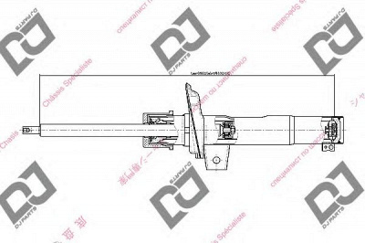 DJ PARTS ds1761gs -  Амортизатор
